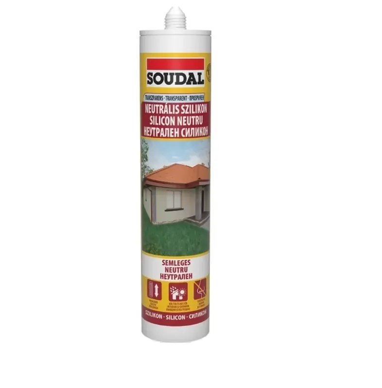 Soudal Neutrális Szilikon Expressz- Gyorskötésű neutrális építőipari szilikon Árengedmény