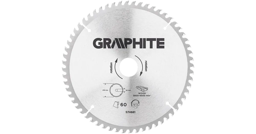 Expressz kézbesítés KÖRFŰRÉSZTÁRCSA D216*30/60F FÁHOZ GRAPHITE 57H681