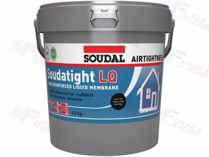 Árengedmény Soudal SOUDATIGHT LQ folyékony fekete 4,5 kg