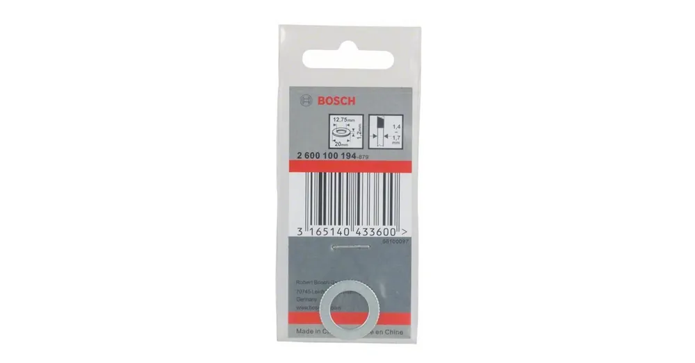 BOSCH 2600100194 KÖRFŰRÉSZTÁRCSÁHOZ ADAPTER D20/12.75/1.2mm SZŰKÍTŐ GYŰRŰ Legjobb ár