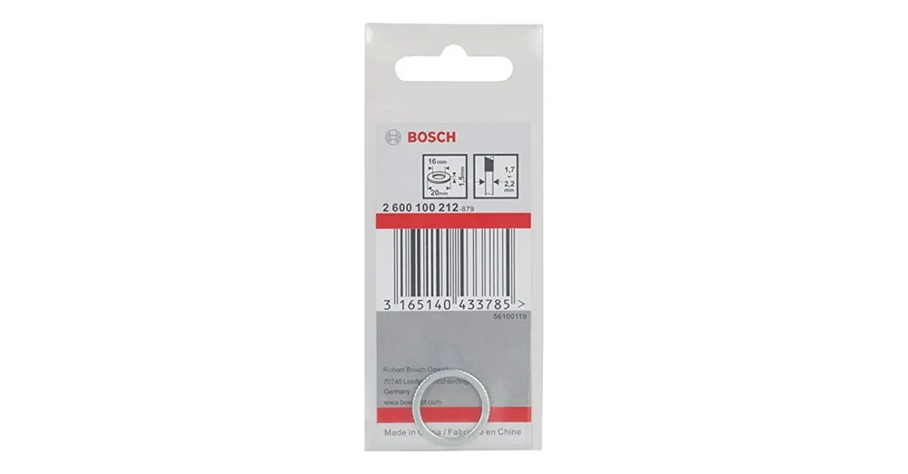 Újdonság BOSCH 2600100212 KÖRFŰRÉSZTÁRCSÁHOZ ADAPTER D20/16 /1.5mm SZŰKÍTŐ GYŰRŰ