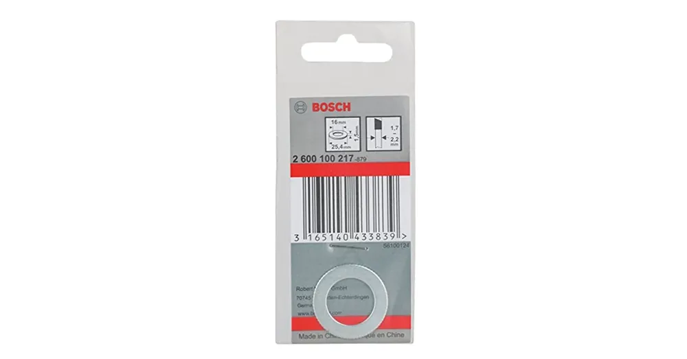 BOSCH 2600100217 KÖRFŰRÉSZTÁRCSÁHOZ ADAPTER D25.4/16/1.5mm SZŰKÍTŐ GYŰRŰ Kedvezmény