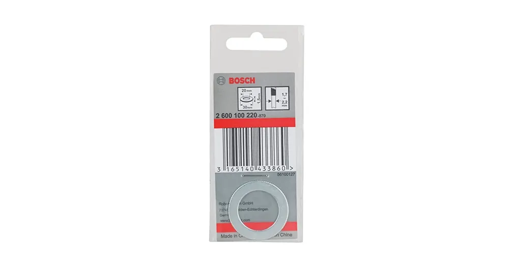 Akciós ár BOSCH 2600100220 KÖRFŰRÉSZTÁRCSÁHOZ ADAPTER D30/20 /1.5mm SZŰKÍTŐ GYŰRŰ