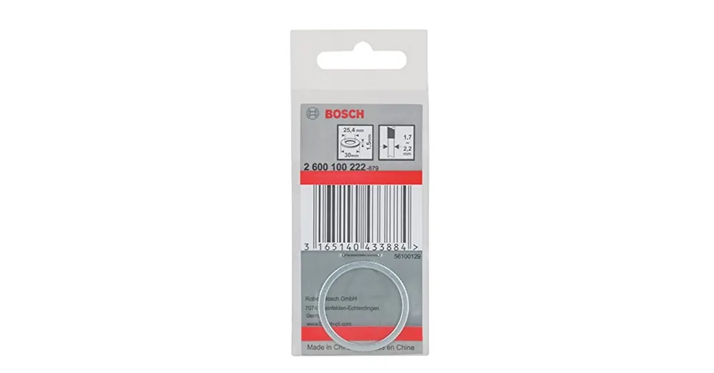 Expressz szállítás BOSCH 2600100222 KÖRFŰRÉSZTÁRCSÁHOZ ADAPTER D30/25.4/1.5mm SZŰKÍTŐ GYŰRŰ