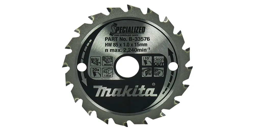 MAKITA B-33576 KÖRFŰRÉSZTÁRCSA D85*15/20F. AKKUS KŐRFŰRÉSZHEZ Exkluzív ajánlat