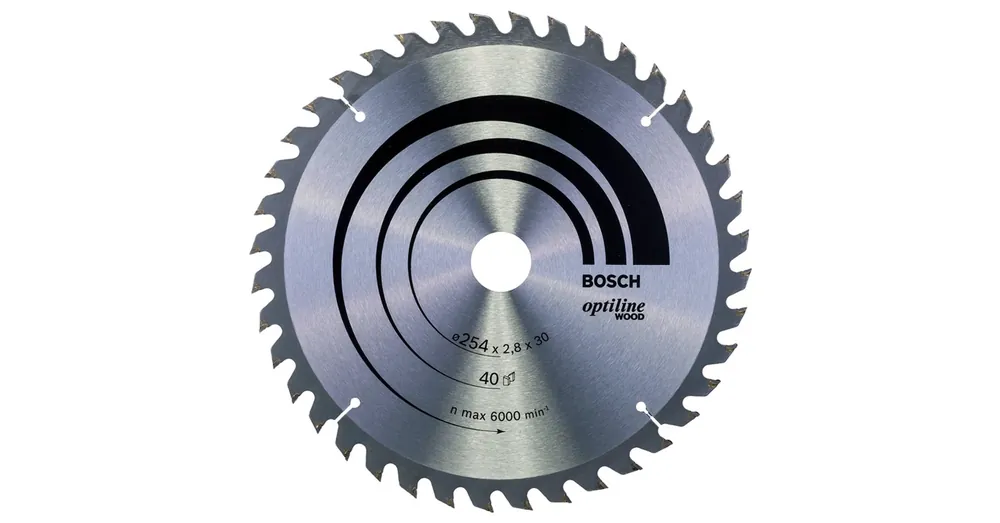 Azonnal elérhető BOSCH 2608640443 KÖRFŰRÉSZTÁRCSA D254*30/40F. FÁHOZ ST. OPTILINE WOOD PROFI
