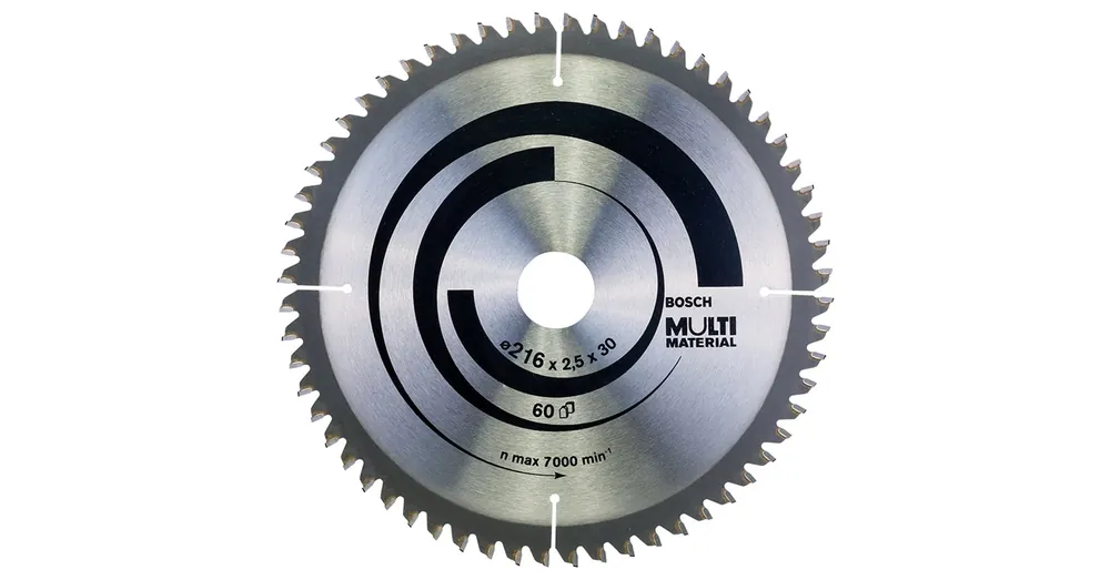 BOSCH 2608640446 KÖRFŰRÉSZTÁRCSA D216*30/60F. FA,ÉPANYAG,MŰAG. MULTIMATERIAL Azonnal elérhető