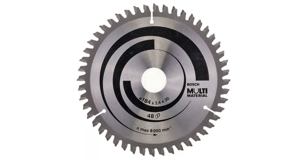 Végkiárusítás BOSCH 2608640506 KÖRFŰRÉSZTÁRCSA D184*30/48F. FA,ÉPANYAG,MŰAG. MULTIMATERIAL