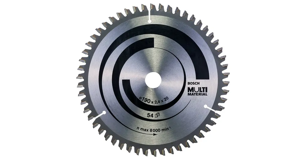BOSCH 2608640508 KÖRFŰRÉSZTÁRCSA D190*20/16/54F FA,ÉPANYAG,MŰAG. MULTIMATERIAL Legkelendőbb