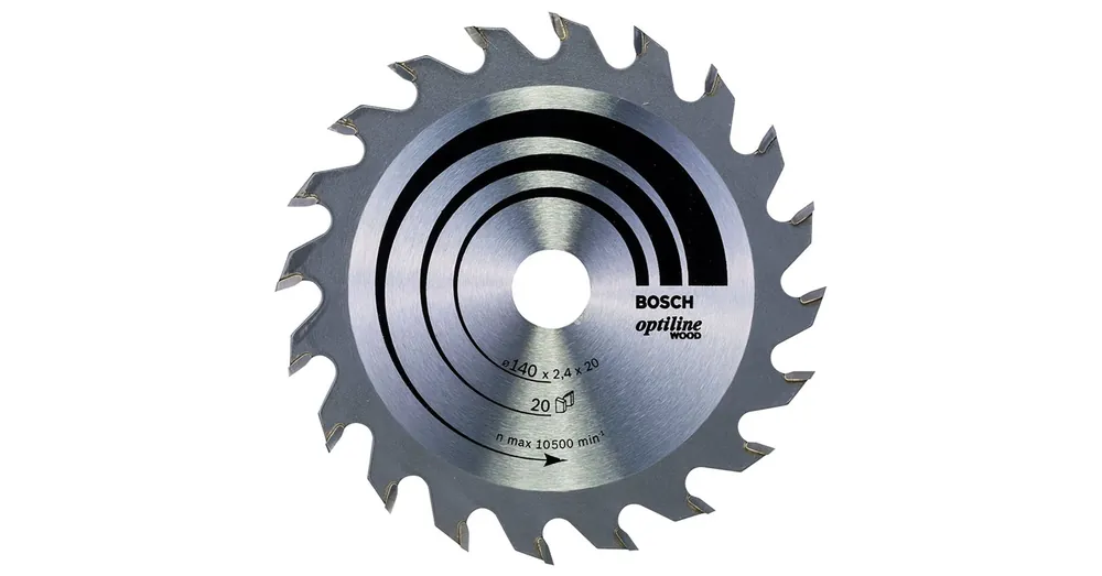 Ajánlat BOSCH 2608640586 KÖRFŰRÉSZTÁRCSA140*20/12,7/20F FÁHOZ STANDARD OPTILINE WOOD