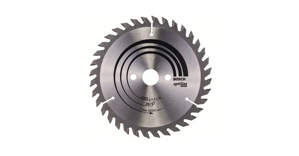 Vedd meg most BOSCH 2608640593 KÖRFŰRÉSZTÁRCSA D150*20/36F FÁHOZ STANDARD OPTILINE WOOD