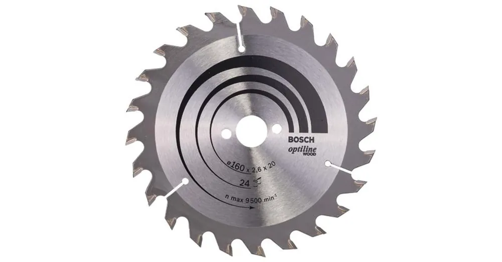 Csak ma BOSCH 2608640596 KÖRFŰRÉSZTÁRCSA D160*20/16/24F FÁHOZ STANDARD OPTILINE WOOD