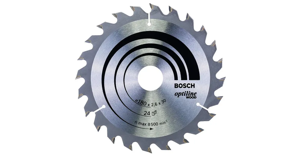 BOSCH 2608640608 KÖRFŰRÉSZTÁRCSA D180*30/20/24F FÁHOZ STANDARD OPTILINE WOOD Akciós ár
