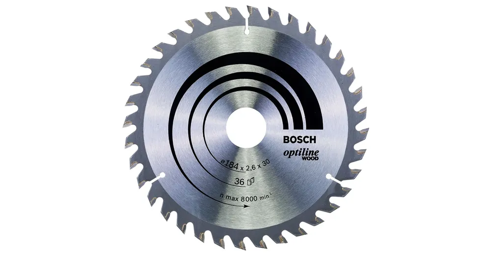 Ne maradj le BOSCH 2608640611 KÖRFŰRÉSZTÁRCSA D184*30/36F. FÁHOZ STANDARD OPTILINE WOOD