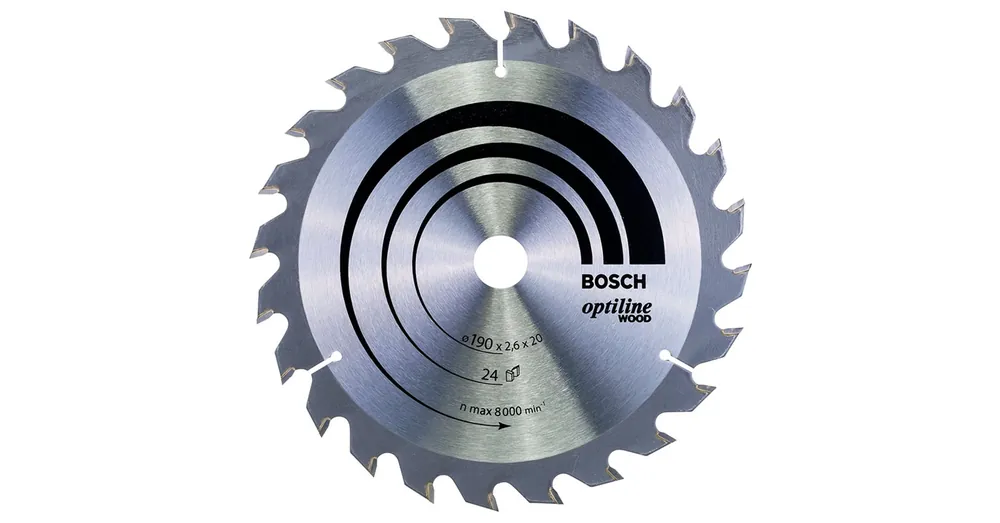 BOSCH 2608640612 KÖRFŰRÉSZTÁRCSA D190*20/16/24F FÁHOZ STANDARD OPTILINE WOOD Olcsó