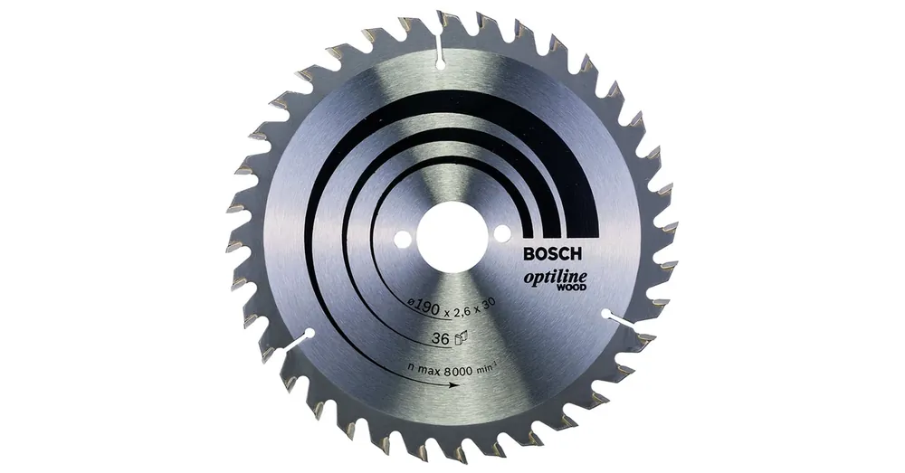 Akciós ár BOSCH 2608640616 KÖRFŰRÉSZTÁRCSA D190*30/36F. FÁHOZ STANDARD OPTILINE WOOD