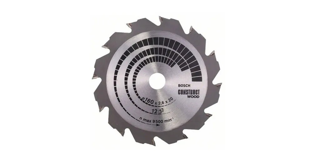 Biztonságos fizetés BOSCH 2608640630 KÖRFŰRÉSZTÁRCSA D160*20/12F. FÁHOZ DURVAVÁGÁS CONSTRUCTWOOD