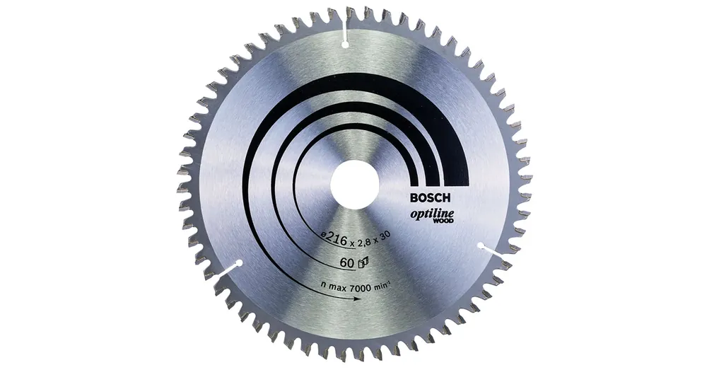 BOSCH 2608640642 KÖRFŰRÉSZTÁRCSA D216*30/60F. FÁHOZ STANDARD OPTILINE WOOD Végkiárusítás