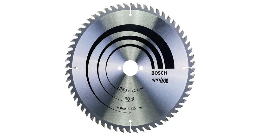 BOSCH 2608640729 KÖRFŰRÉSZTÁRCSA D250*30/60F FÁHOZ STANDARD OPTILINE WOOD Ne maradj le