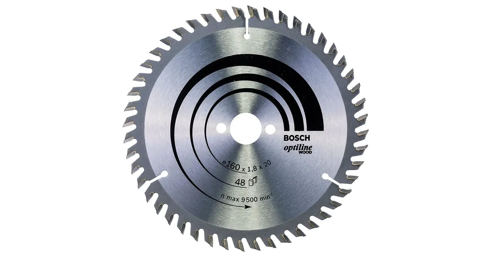 Prémium BOSCH 2608641172 KÖRFŰRÉSZTÁRCSA D160*20/16/48F FÁHOZ STANDARD OPTILINE WOOD
