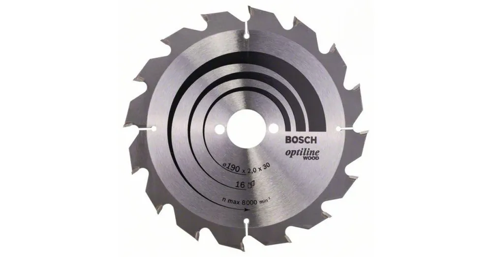 Ne maradj le BOSCH 2608641184 KÖRFŰRÉSZTÁRCSA D190*30/16F FÁHOZ STANDARD OPTILINE WOOD