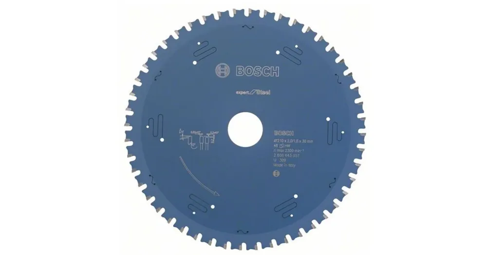 Ajánlat BOSCH 2608643057 KÖRFŰRÉSZTÁRCSA D210*30/48F. FÉMHEZ EXPERTSTEEL