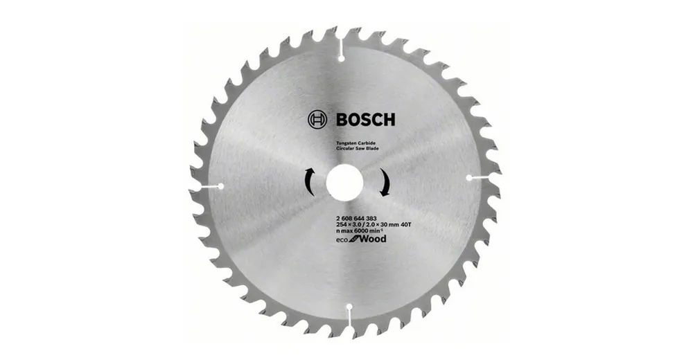 Árengedmény BOSCH 2608644383 KÖRFŰRÉSZTÁRCSA D254*30/40FOG FÁHOZ STANDARD ECO