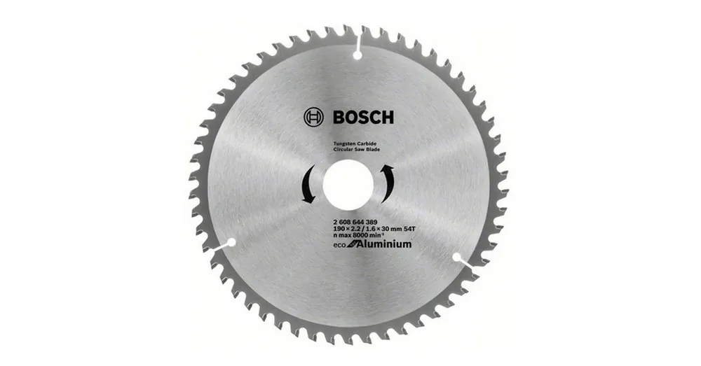 BOSCH 2608644389 KÖRFŰRÉSZTÁRCSA D190*30/54F. ALUMÍNIUMHOZ ECO Akció