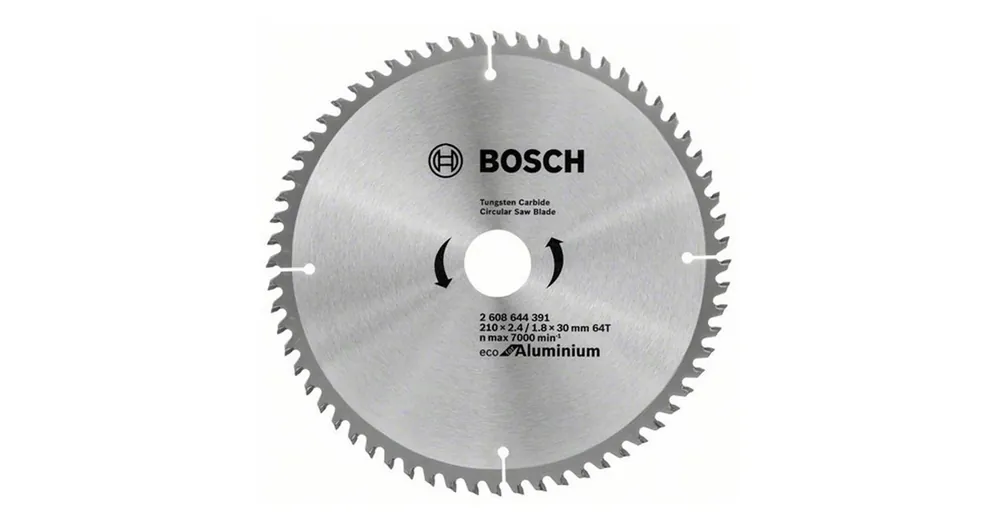 BOSCH 2608644391 KÖRFŰRÉSZTÁRCSA D210*30/64F. ALUMÍNIUMHOZ ECO Prémium