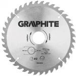 Biztonságos fizetés KÖRFŰRÉSZTÁRCSA D185*30/40F. FÁHOZ KEMÉNYFÉM GRAPHITE 55H600