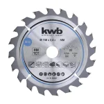 Prémium KÖRFŰRÉSZTÁRCSA D150*16/20F. M33 FÁHOZ, PVC-HEZ HM TCT KWB 49583357