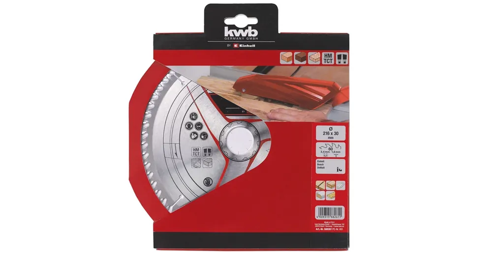 Újdonság KÖRFŰRÉSZTÁRCSA D216*30/60F. FÁHOZ KWB 495888261