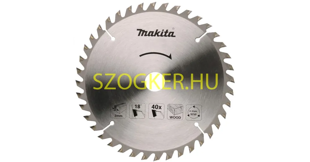 MAKITA B-08143 KÖRFŰRÉSZTÁRCSA D160*20/16F. FÁHOZ STANDARD TÍPUS Szezonális akció