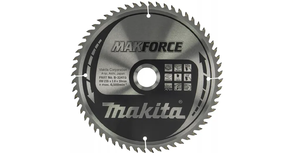 MAKITA B-32415 KÖRFŰRÉSZTÁRCSA D235*30/60F. MAKFORCE FÁHOZ Azonnali szállítás