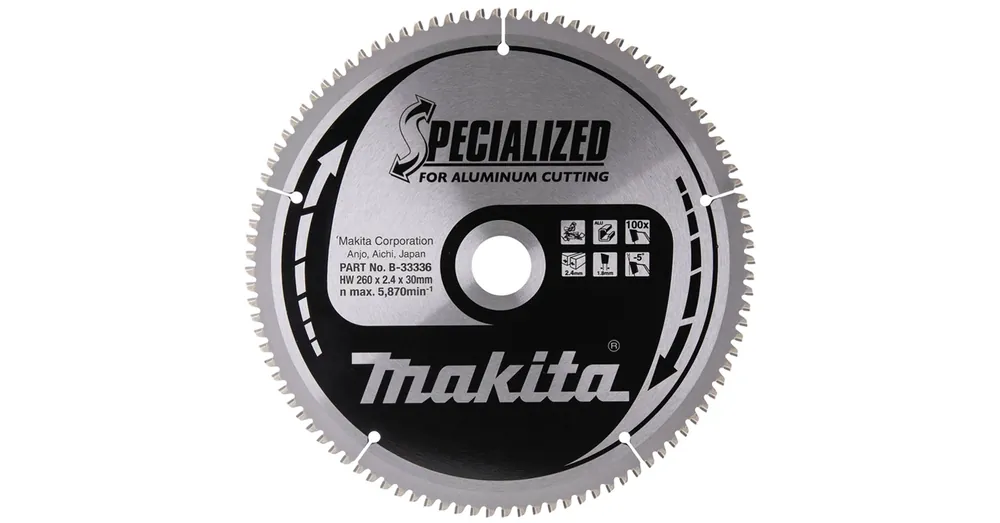 MAKITA B-33336 KÖRFŰRÉSZTÁRCSA D260*30/100F. ALUHOZ Vásárlói kedvenc