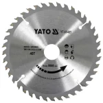 Akciós ár YATO 60489 KÖRFŰRÉSZTÁRCSA D190*30/40F FÁHOZ
