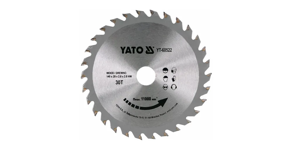 YATO 60522 KÖRFŰRÉSZTÁRCSA D140*20/30FOG FÁHOZ Különleges ajánlat