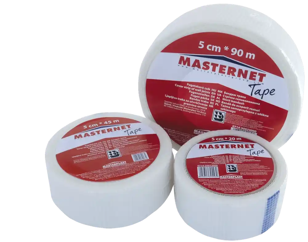 Vedd meg most Masterplast MASTERNET TAPE fugatakaró (öntapadó üvegszövet háló csík)