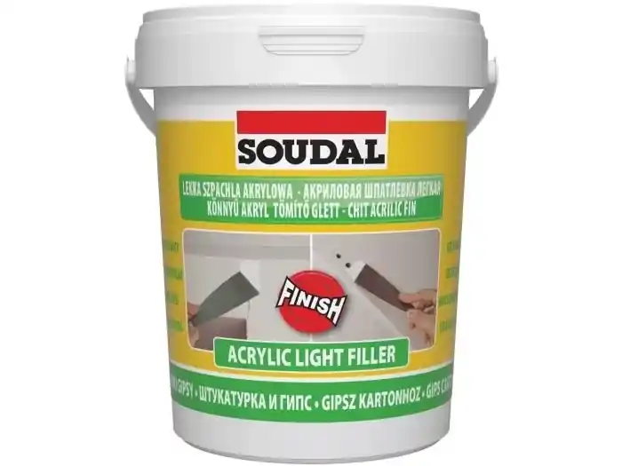 Soudal Soudafill Light- Akril kitöltőanyag (akril glett) Különleges ajánlat
