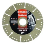 Bestseller DIATECH DM125 VÁGÓKORONG SZEGMENS D125*22,2 DIAMETAL GYÉMÁNTSZEMCSÉS