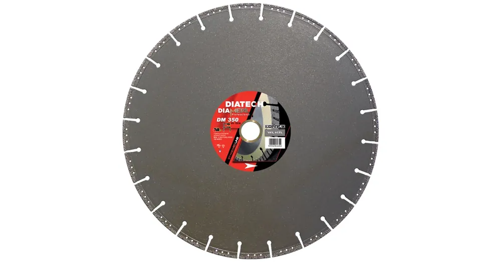 Olcsóbb DIATECH DM350 VÁGÓKORONG SZEGMENS D350*25,4 DIAMETAL GYÉMÁNTSZEMCSÉS