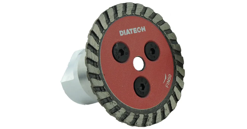 Vásárlói kedvenc DIATECH FIN50 VÁGÓKORONG TURBÓ 50mm MINI M14 FLANSSAL