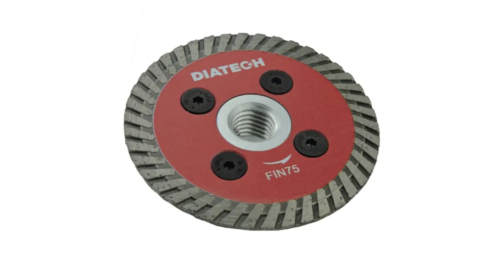 Kedvezmény DIATECH FIN75 VÁGÓKORONG TURBÓ 75mm MINI M14 FLANSSAL