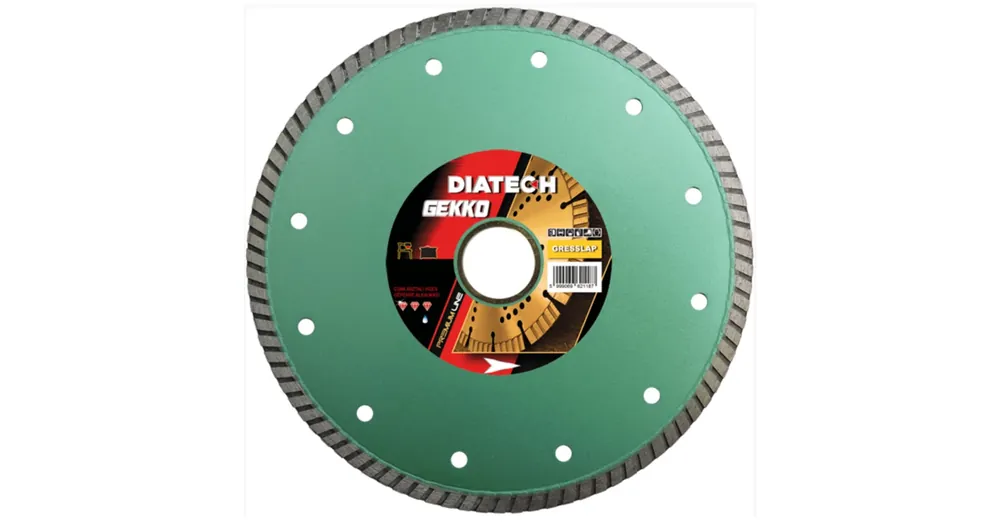 DIATECH GK150 VÁGÓKORONG TURBO D150*30/25,4 GEKKO GYÉMÁNTSZEMCSÉS Biztonságos fizetés