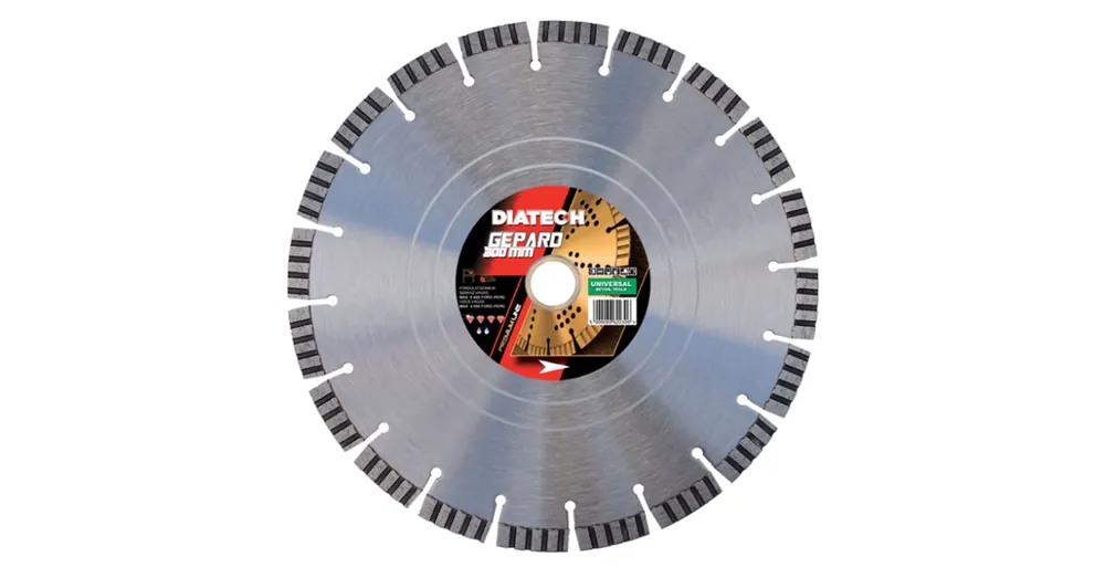 DIATECH GE300 VÁGÓKORONG TURBO D300*25,4 GEPARD GYÉMÁNTSZEMCSÉS Expressz szállítás