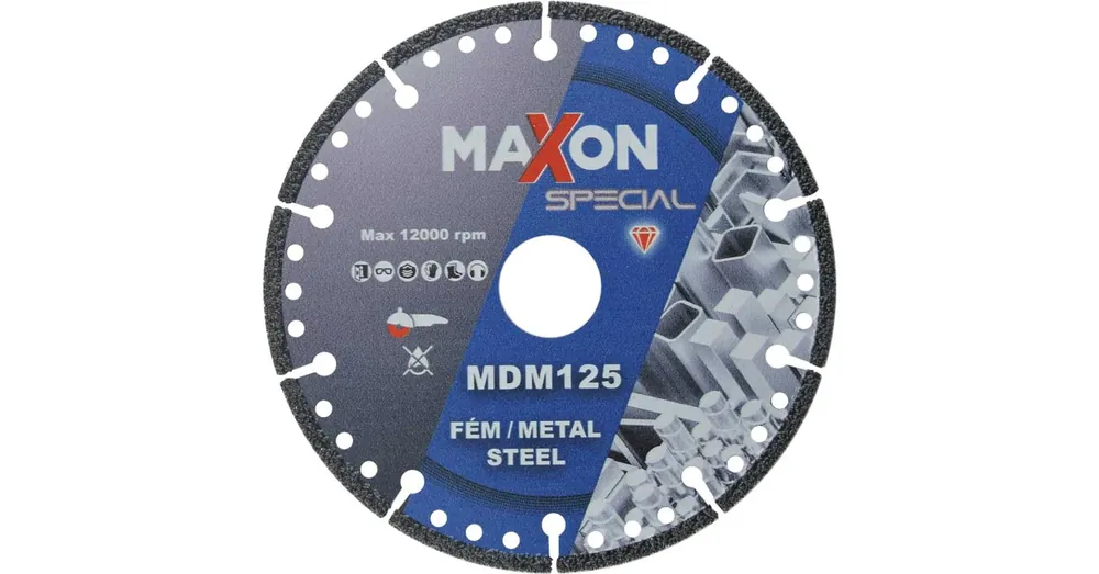 DIATECH MDM125 MAXON FÉMVÁGÓ TÁRCSA D125*2.3*22.2 Ne maradj le