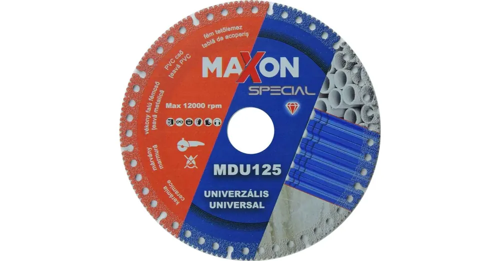 Szuper akció DIATECH MDU125 MAXON UNIVERZÁLIS TÁRCSA D125*1,55*22,2