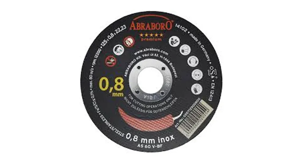 VÁGÓKORONG INOXHOZ D115*1.0Q 22LY.10DB/FÉMDOB. PROTECT PACK IMPORT Rendeld meg most