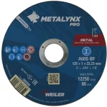 VÁGÓKORONG ACÉL D125*1.0 22LYUK A60S(T)-BF METALYNX PRO 388209 Akció