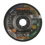 VÁGÓKORONG INOX ALU D125*1.9 MULTICROSS VÁG/TISZTÍT T42 RHODIUS XTK69 Azonnal elérhető